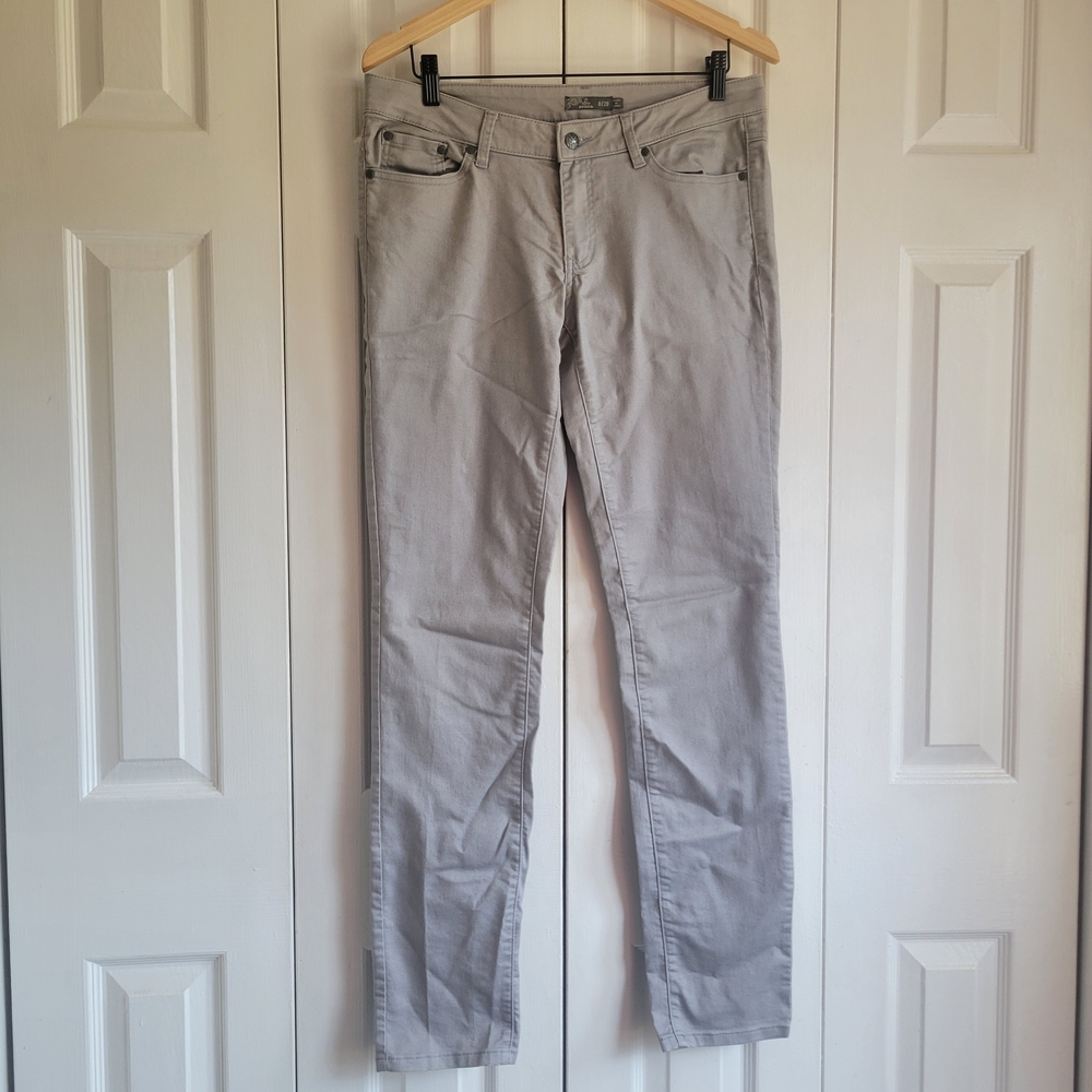 Prana Light Gray Women's Straight Leg Jeans